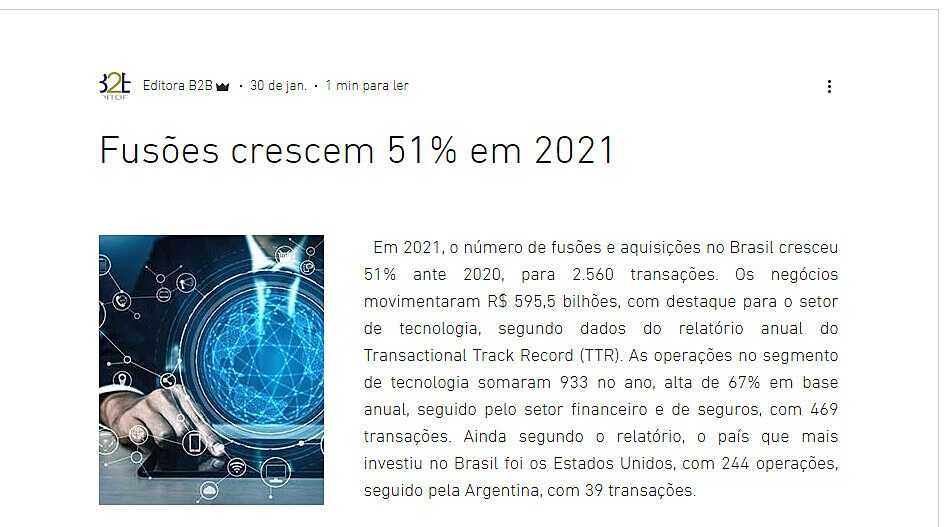 Fuses crescem 51% em 2021